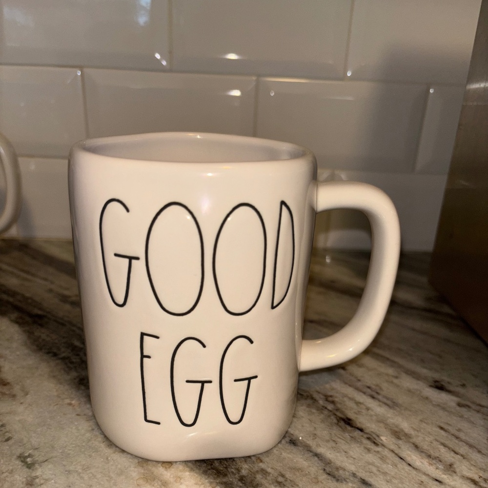 Rae Dunn Good Egg Bad Egg Mug